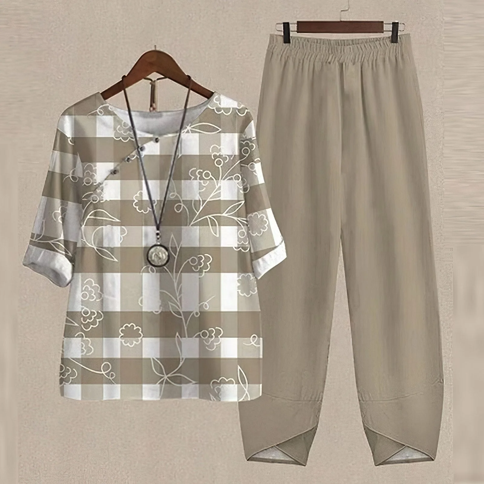 Liv - Elegantes und bequemes Shirt- und Hosen-Set - Image 5