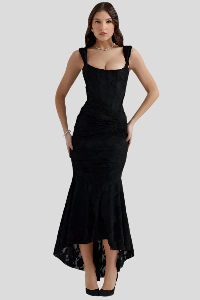 Liva – Ärmellos, gerafftes, Bodycon Abendkleid - Image 9