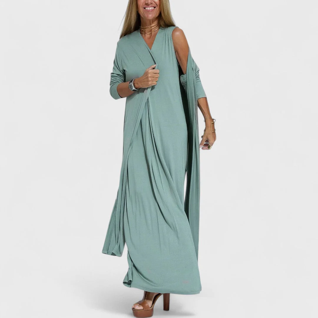 Livana – Maxikleid mit raffinierter Drapierung - Image 8