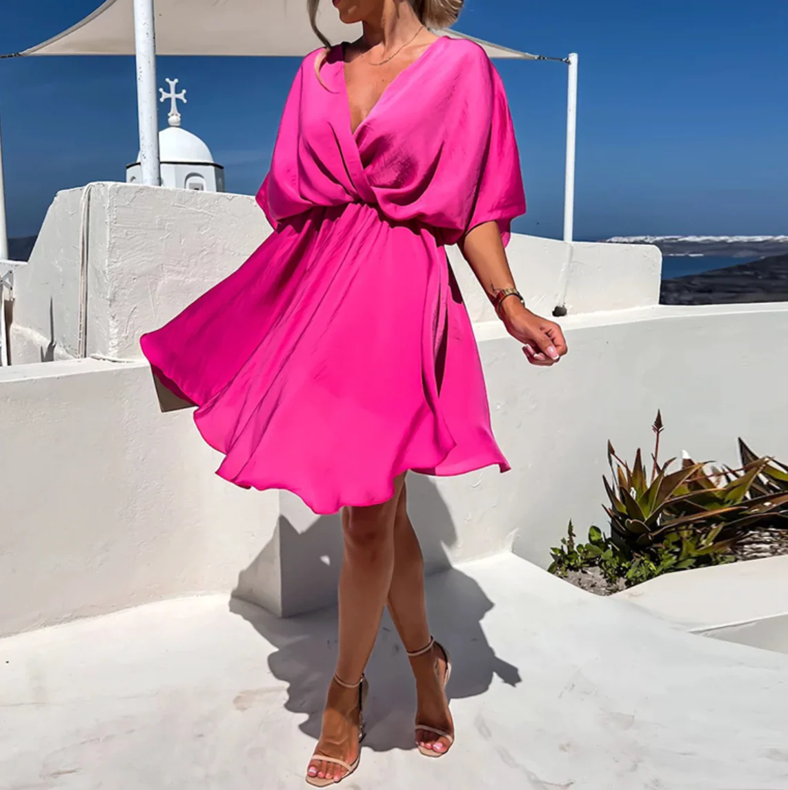 Lizbeth | Luxuriöses Satin-Wickelkleid - Image 6