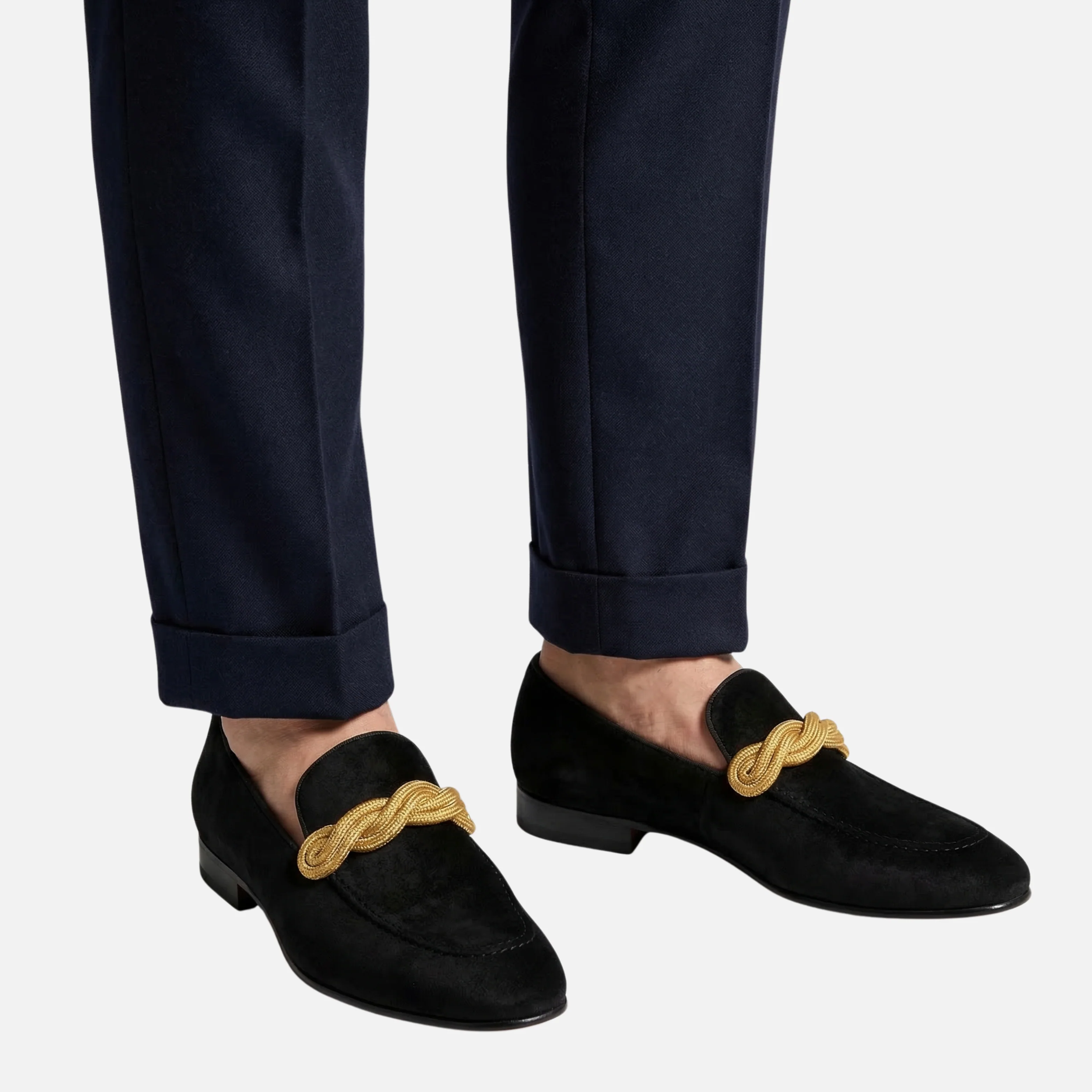 Florian | Herren Loafer Kordel-Detail Veganes Wildleder-Imitat – Vegane Loafer Herren - Image 2