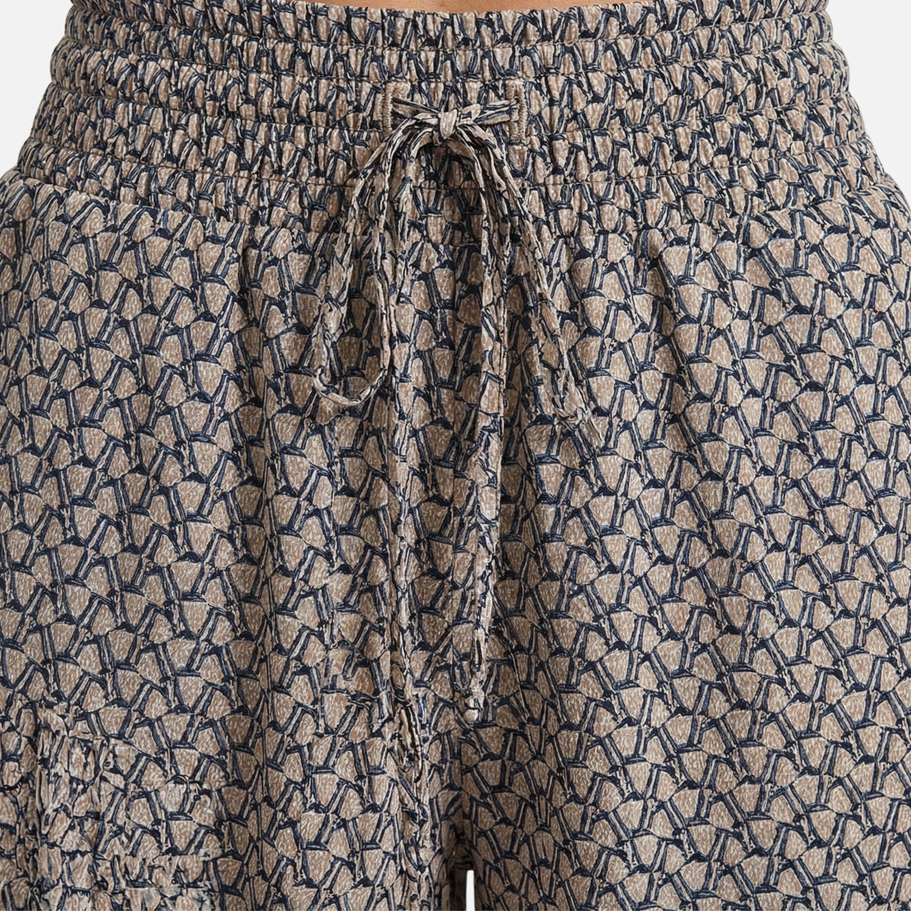 Monika | Damen Locker Fallende Hose Geometrischer Print – Statement Print Hose - Image 6