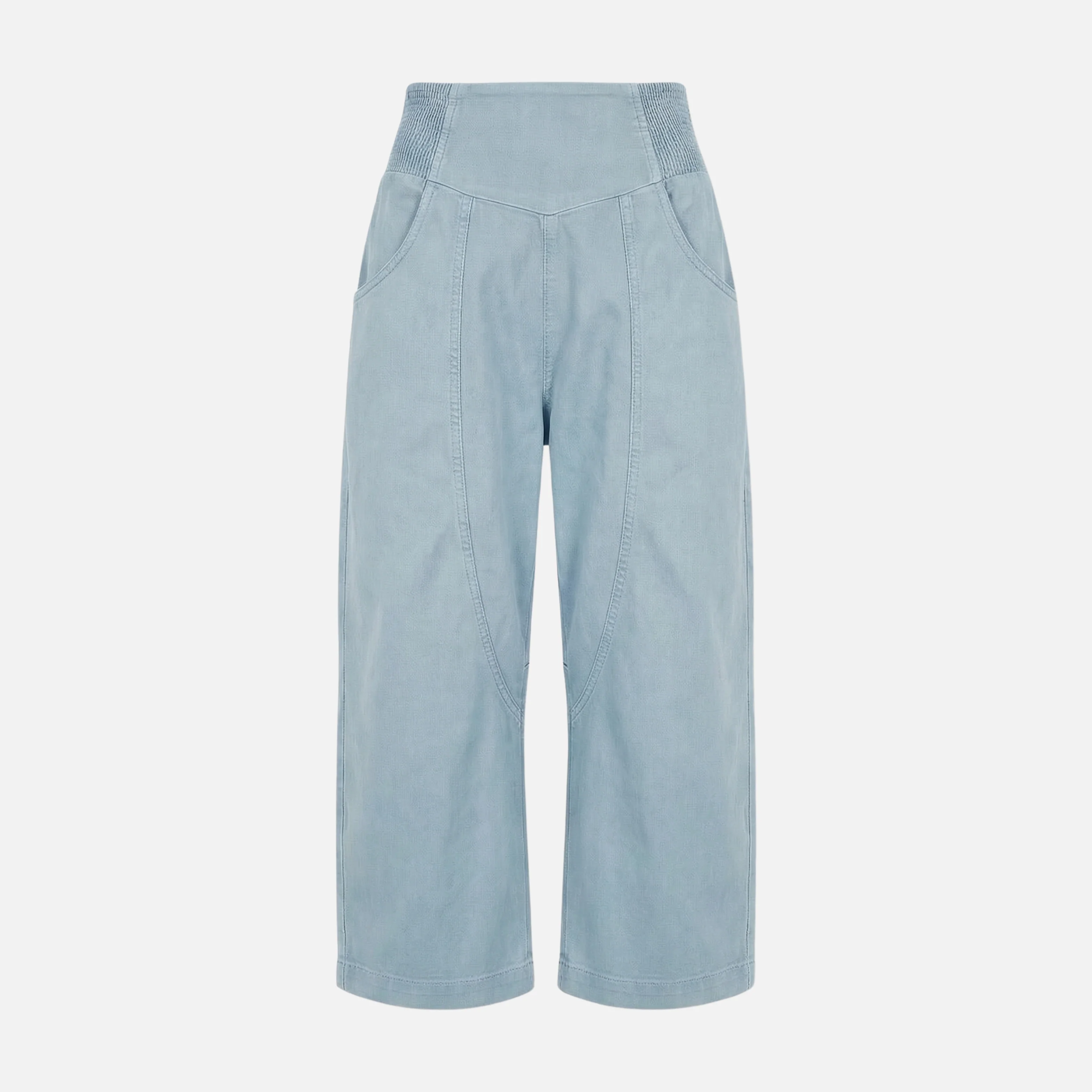 Karin | Damen Locker Geschnittene Leinen Weites Bein Taschen – Leinen Wide Leg - Image 8