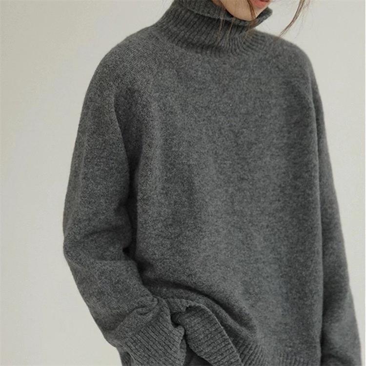 Lockerer Rollkragenpullover