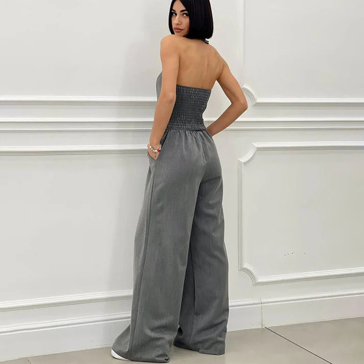 LORELEI - LANGER ÄRMELLOSER FIGURBETONTER JUMPSUIT - Image 2