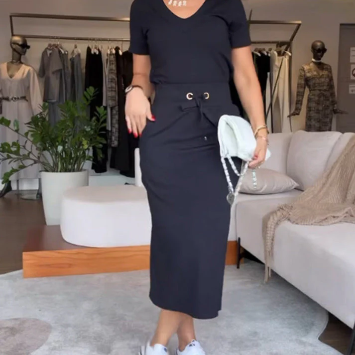 LORINA - FIGURBETONTES TOP UND MIDIROCK - Image 5