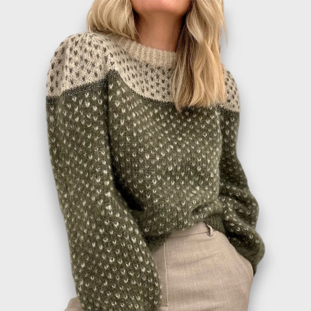 Lorina – Jacquard-Strickpullover - Image 2