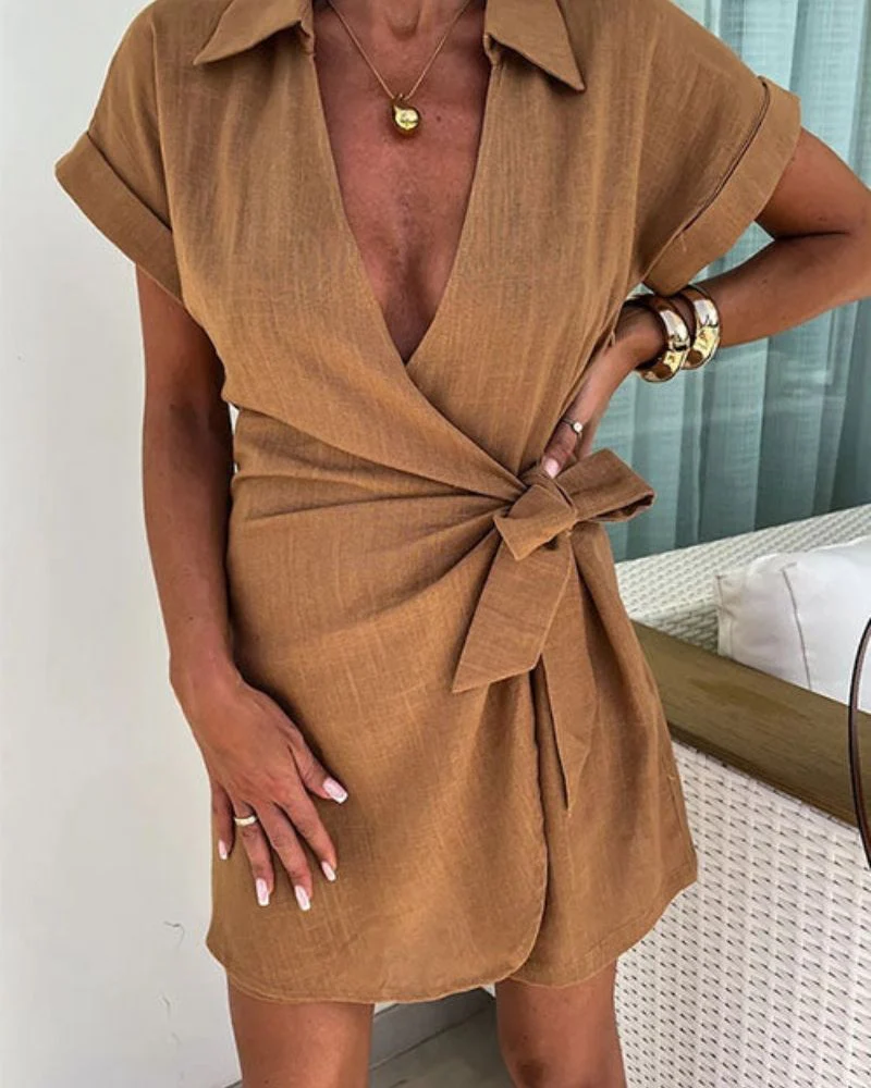 Louise™ | Eleganter Kurzarm-Jumpsuit - Image 3