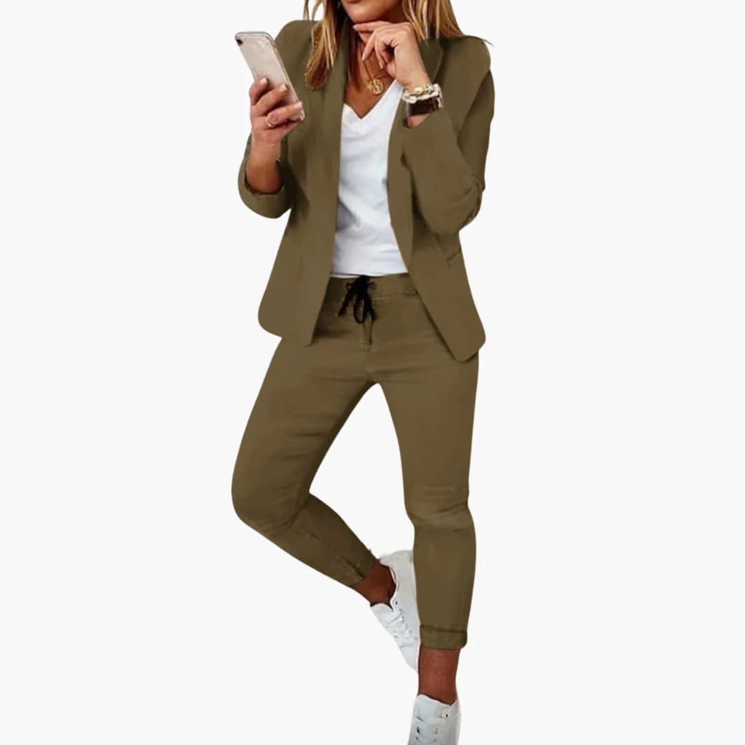 Lounge-Set für Frauen - Blazer mit Jogginghose und Kordelzug - Image 6