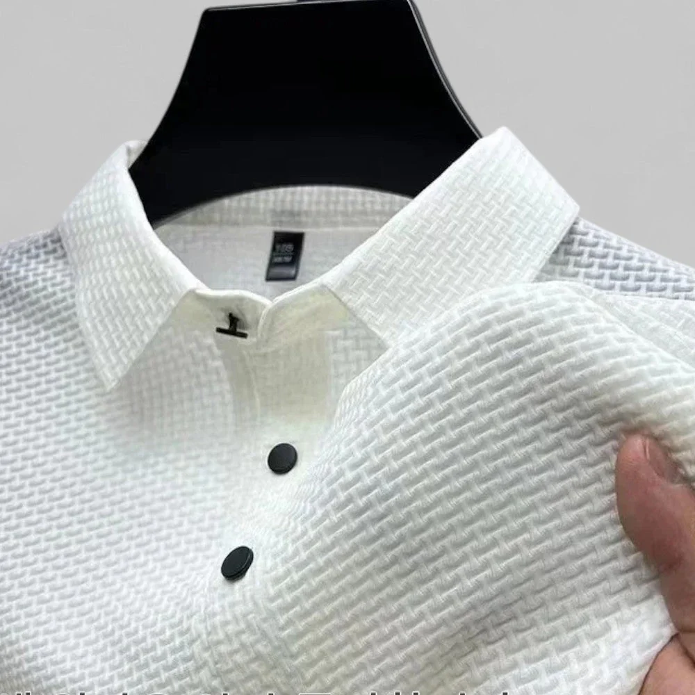 Luca | Elegantes kurzen Ärmeln Polo T Shirt - Image 3