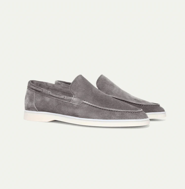 Luca Wildleder-Slipper in Taupe - Image 3