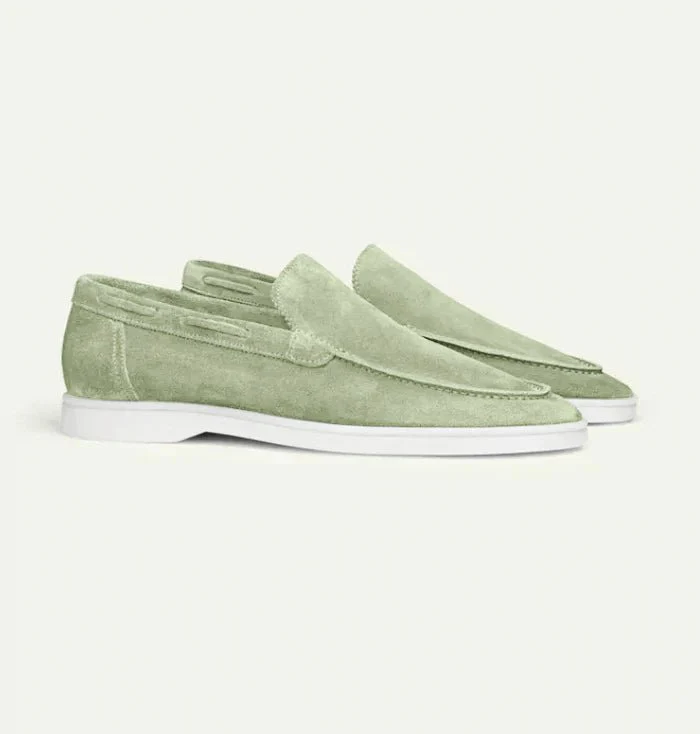 Luca Wildleder-Slipper in Taupe - Image 4