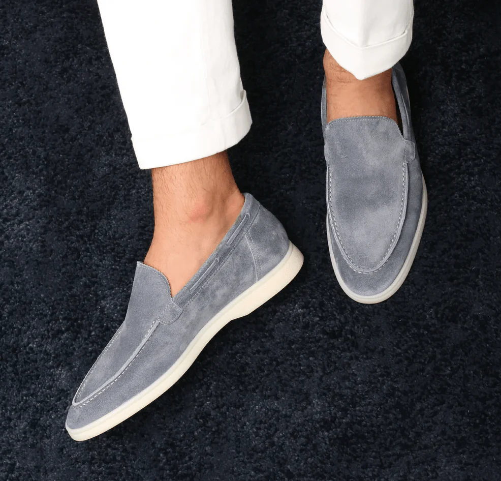 Luca Wildleder-Slipper in Taupe - Image 7