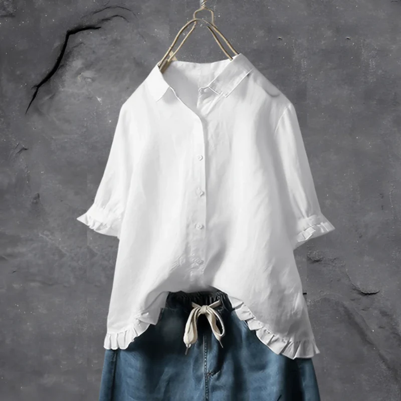 Luftige Sommerbluse für Damen | Elegante