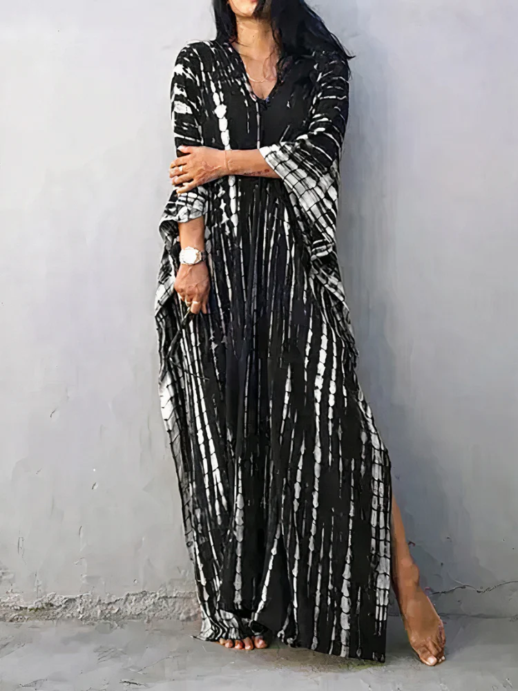 Luftiges Kaftan-Strandkleid für Damen | Maxi - Image 2