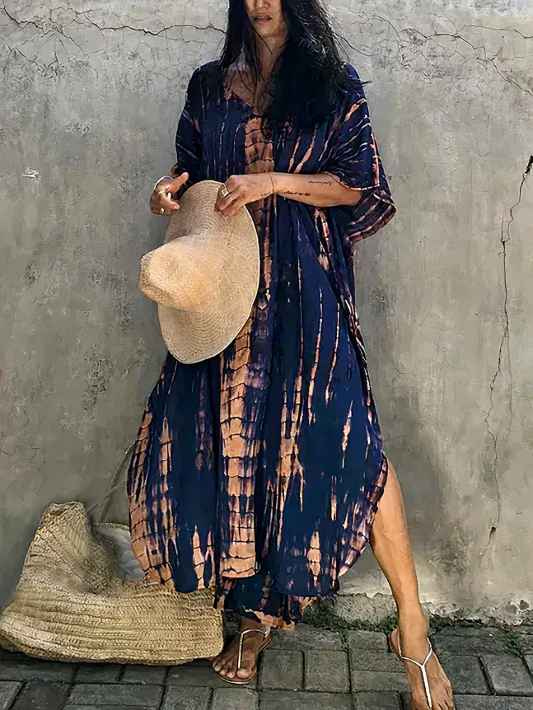 Luftiges Kaftan-Strandkleid für Damen | Maxi - Image 5