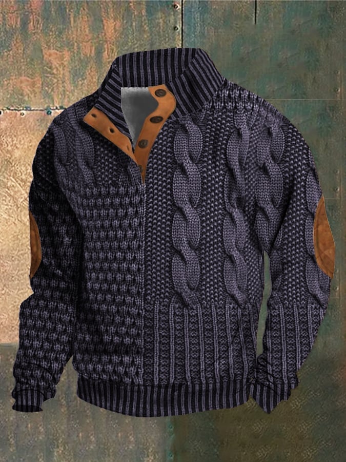 Lukas™ Lässiger Strukturierten Pullover - Image 12