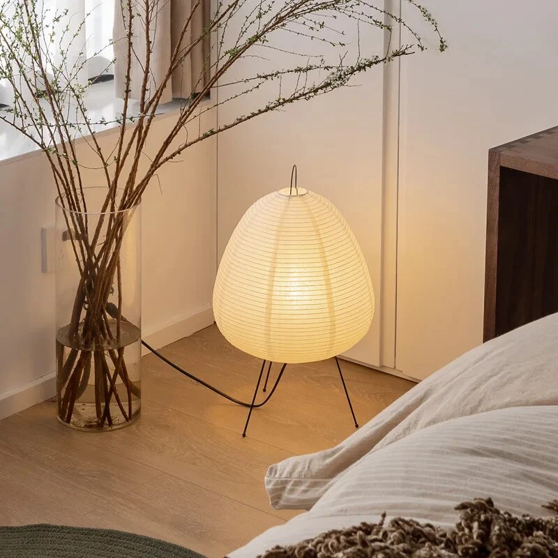 LumiGlow Japanische Reis-Papier Lampe – Stilvolle Innenbeleuchtung - Image 3