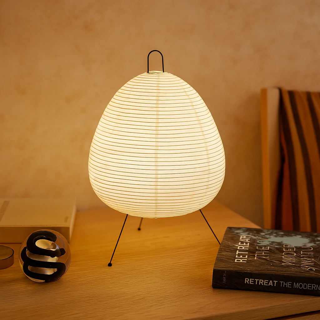 LumiGlow Japanische Reis-Papier Lampe – Stilvolle Innenbeleuchtung - Image 6