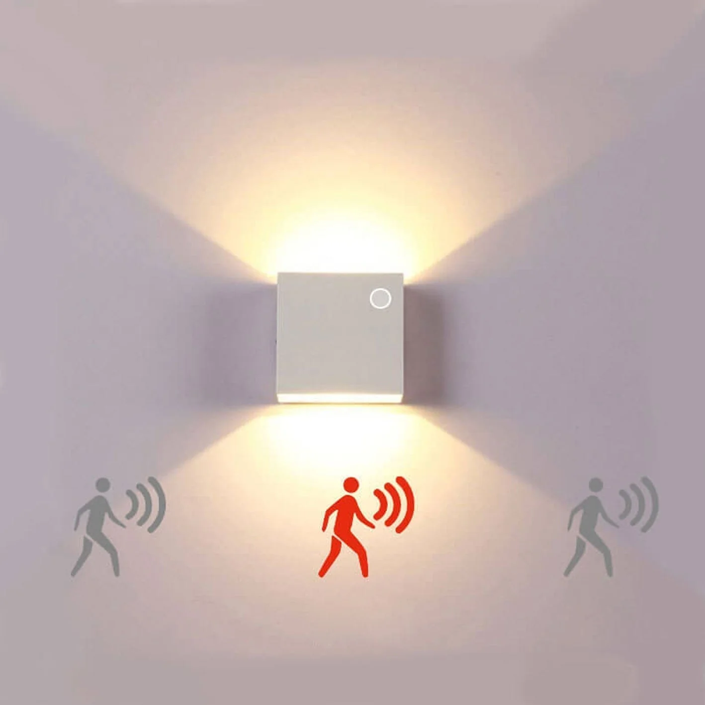 LumiGuard LED-Wandlampe mit Bewegungsmelder – Moderne Außenbeleuchtung - Image 4