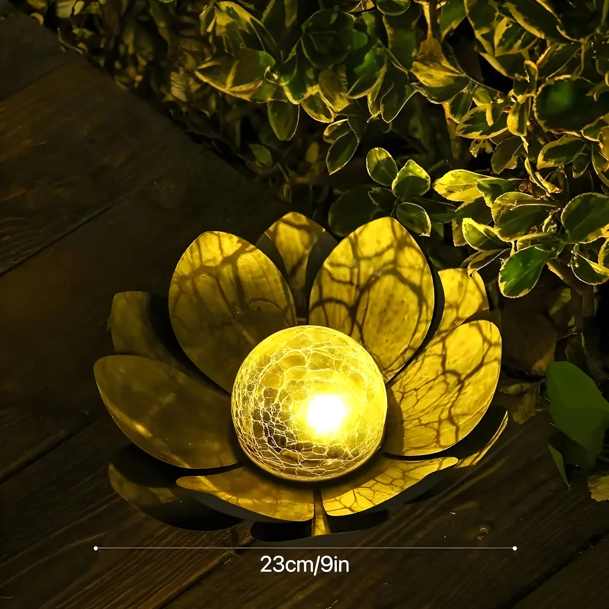 LumiPetal – Solarbetriebene Lotusblumen-Gartenlampe mit weicher Umgebungsbeleuchtung - Image 3
