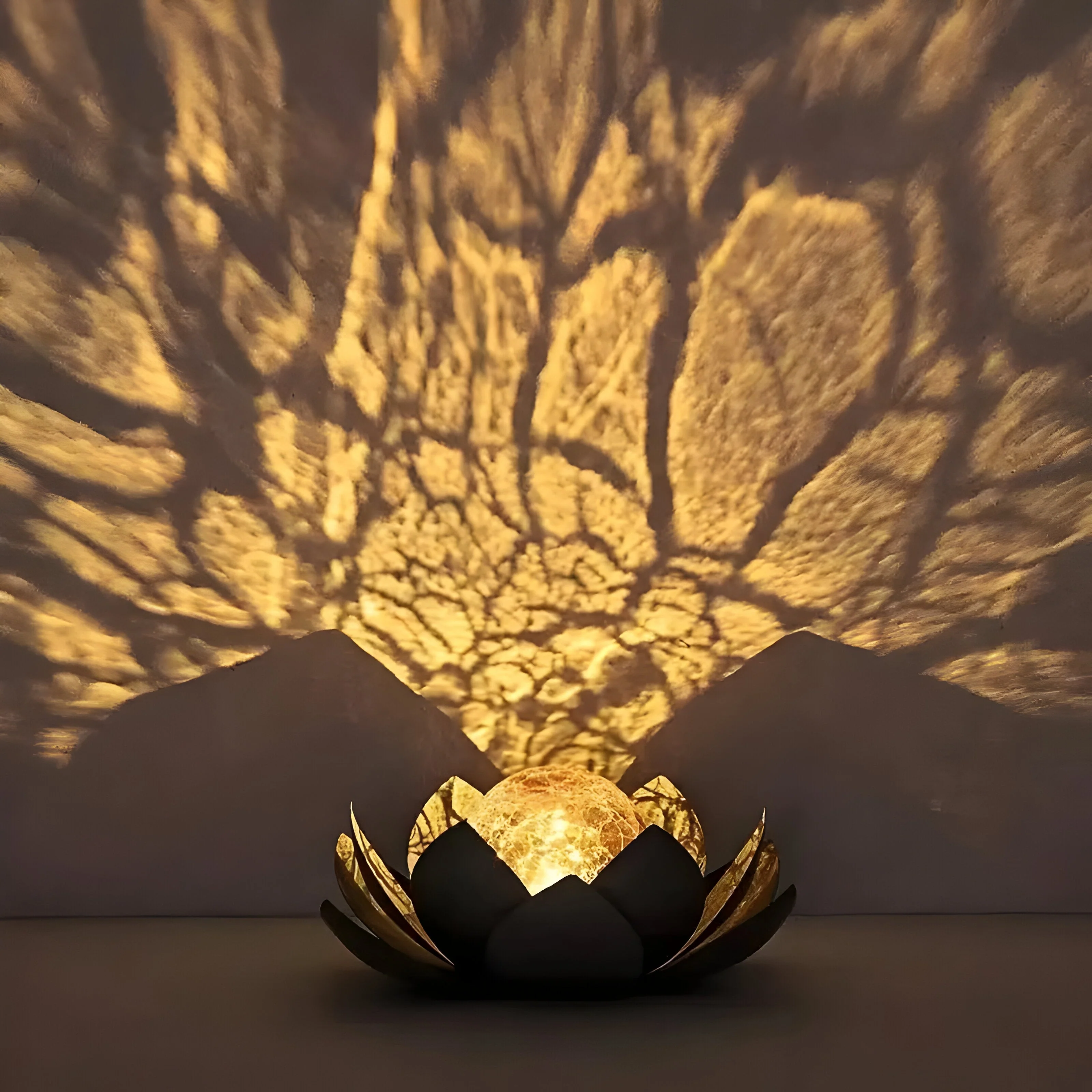 LumiPetal – Solarbetriebene Lotusblumen-Gartenlampe mit weicher Umgebungsbeleuchtung - Image 4