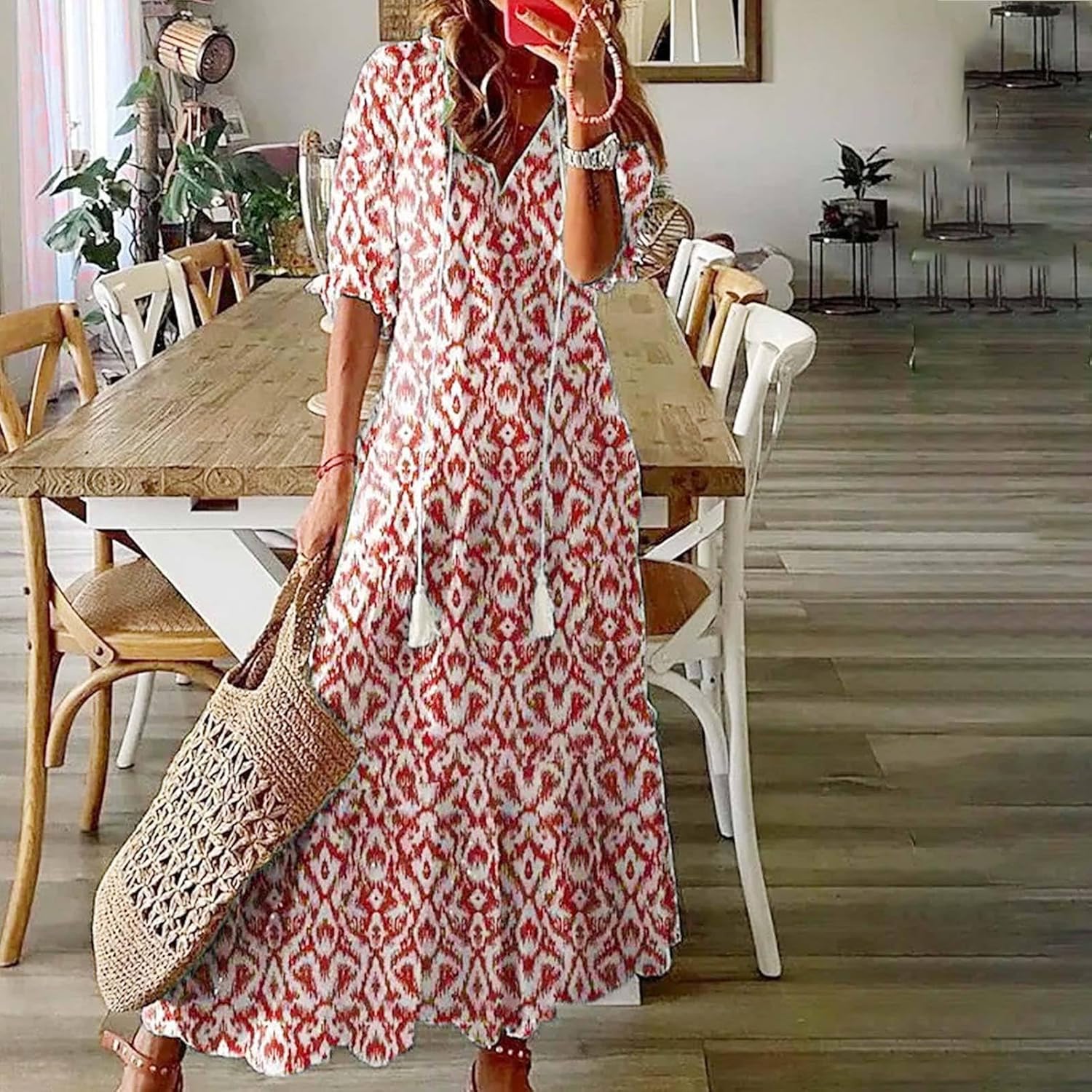 Luna | Elegantes Boho-Kleid mit figurfreundlichem Design - Image 2