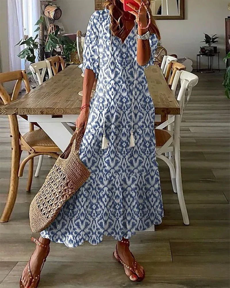 Luna | Elegantes Boho-Kleid mit figurfreundlichem Design - Image 5