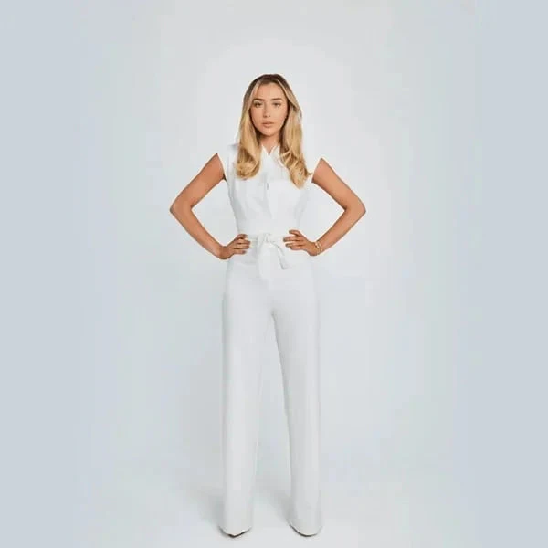 Luna | Sleeveless Jumpsuit with Wide Leg for Women - Image 7