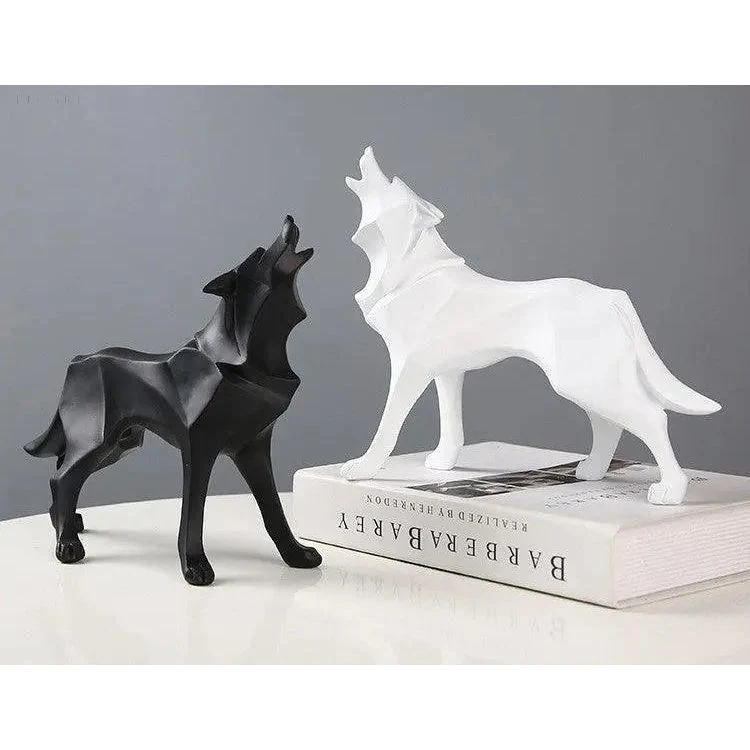 LupoForm – Geometrische Ulvenstatue mit scharfkantigem Design für moderne Räume - Image 4