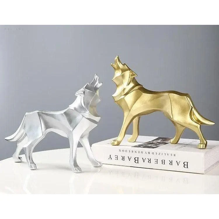 LupoForm – Geometrische Ulvenstatue mit scharfkantigem Design für moderne Räume - Image 5