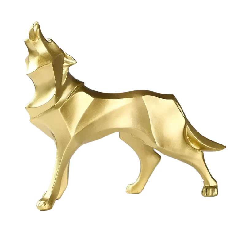 LupoForm – Geometrische Ulvenstatue mit scharfkantigem Design für moderne Räume - Image 9
