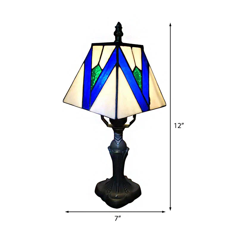 Lustria – Vintage-inspirierte Tiffany-Glas-Schreibtischlampe - Image 2