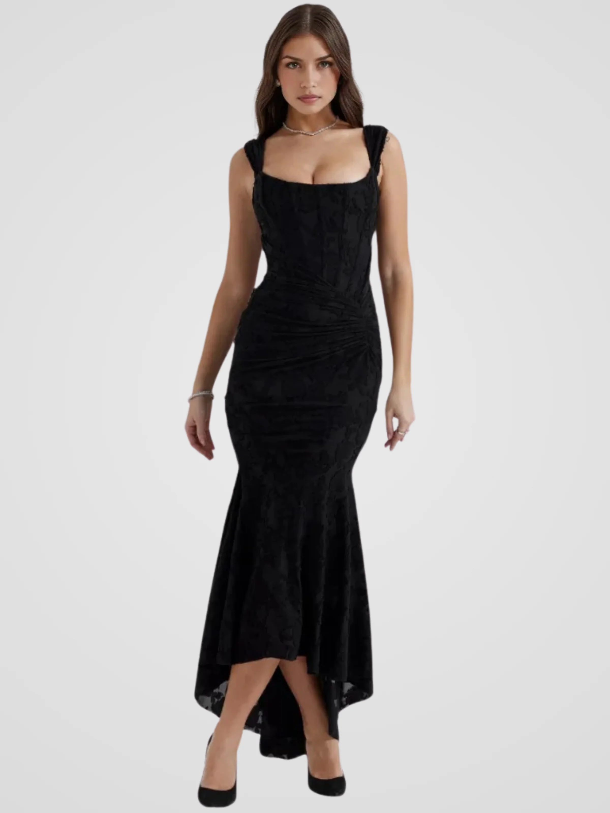LUXE LACE MERMAID DRESS - Image 3