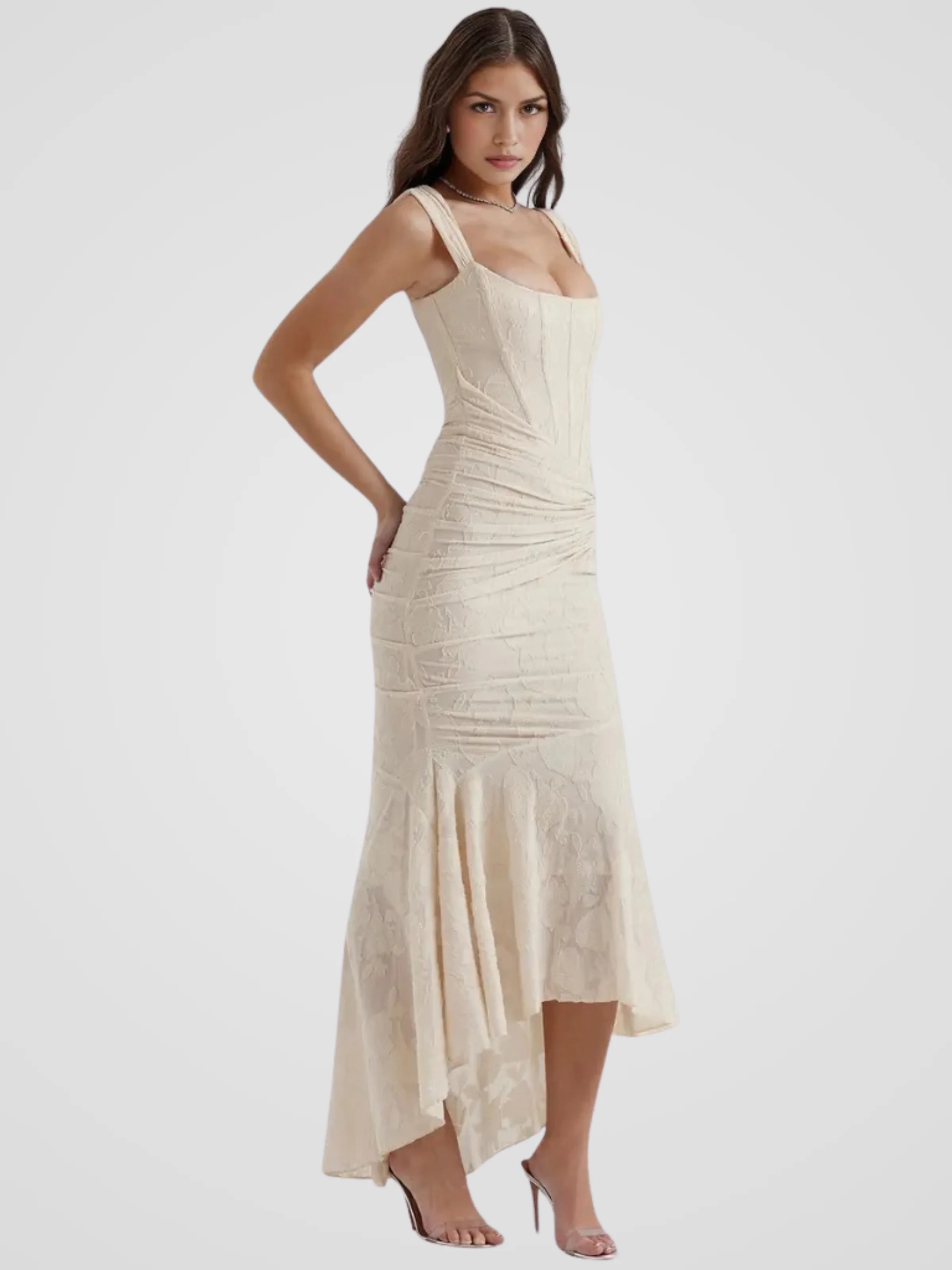 LUXE LACE MERMAID DRESS - Image 6