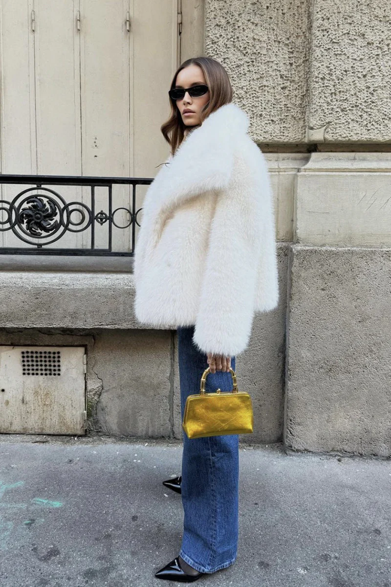 Luxus Kunstpelz Winterjacke - Image 3