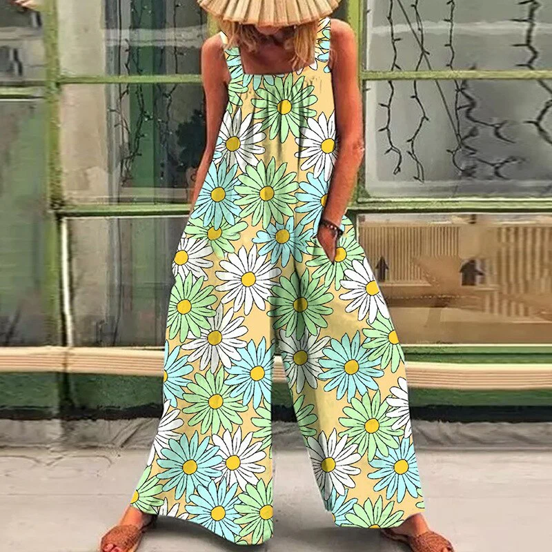 Lyra - Boho Print Jumpsuit - Image 2