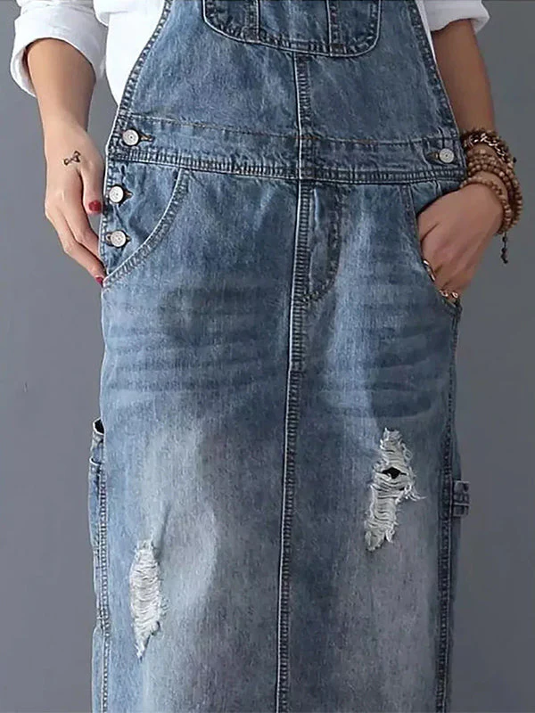 MABEL | DENIM-LATZKLEID - Image 6