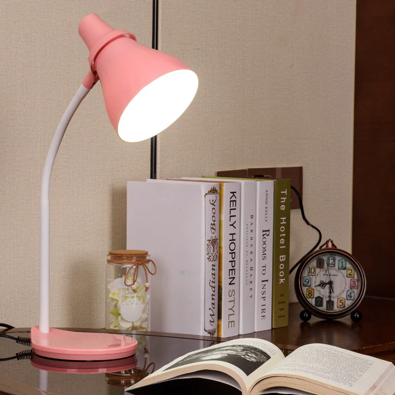 MacaronGlow – Tischlampe mit flexiblem Hornschirm - Image 5