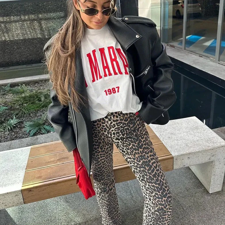 Madeline - Jeans mit Leopardenmuster - Image 2