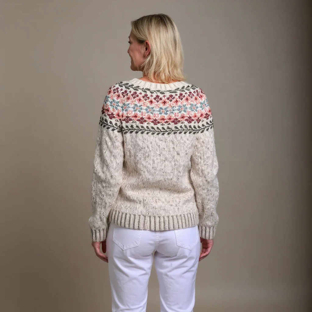 Madelyne | Vintage Isländische Strickjacke - Image 3