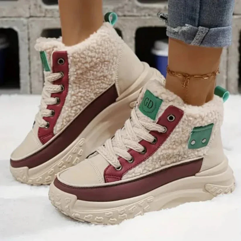 MADISON - WARME PLÜSCHSCHUHE MIT DICKER SOHLE - Image 3