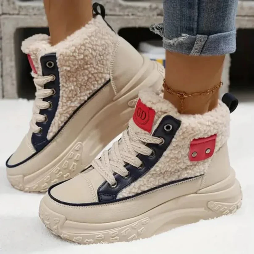 MADISON - WARME PLÜSCHSCHUHE MIT DICKER SOHLE - Image 5