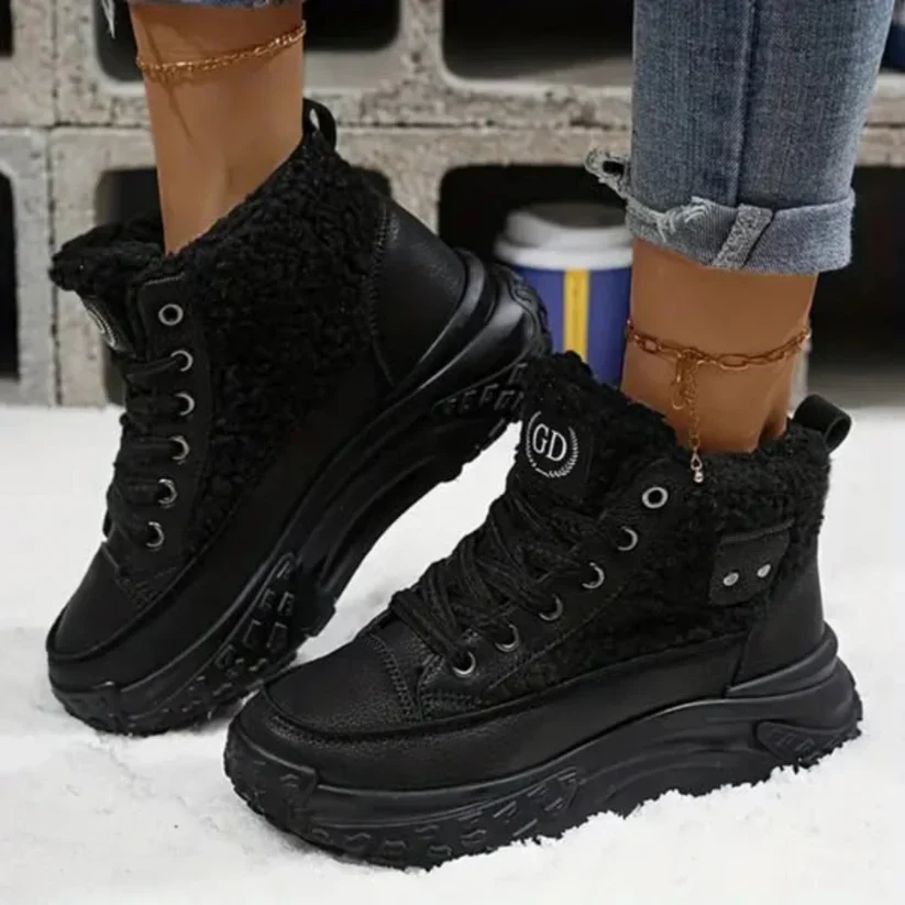 MADISON - WARME PLÜSCHSCHUHE MIT DICKER SOHLE - Image 6