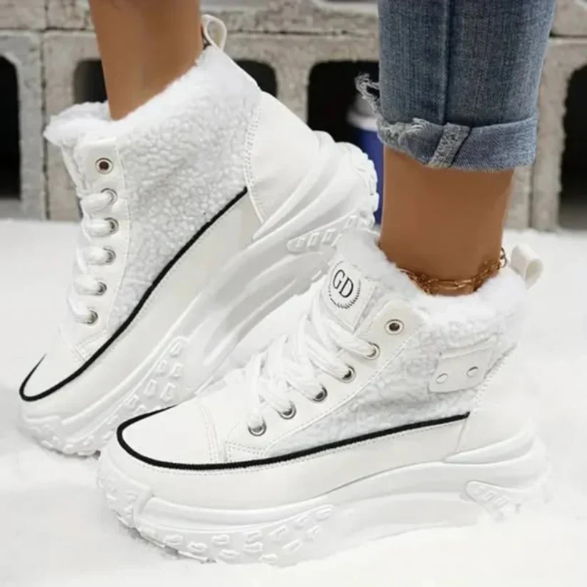 MADISON - WARME PLÜSCHSCHUHE MIT DICKER SOHLE - Image 7