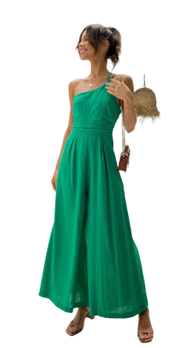 Maelis Ein-Schulter Weiter Ben Jumpsuit - Image 2