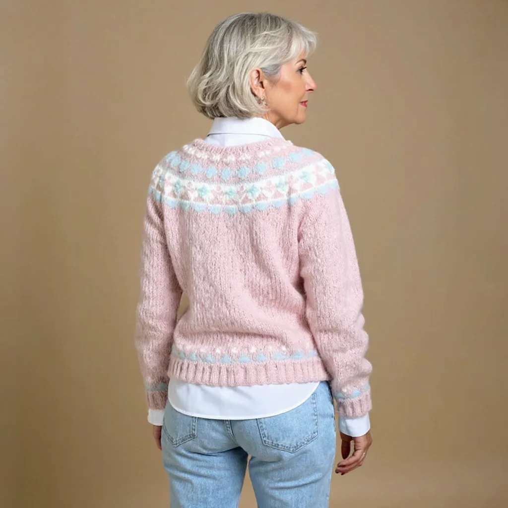 Magdalena | Vintage Isländische Strickjacke - Image 3