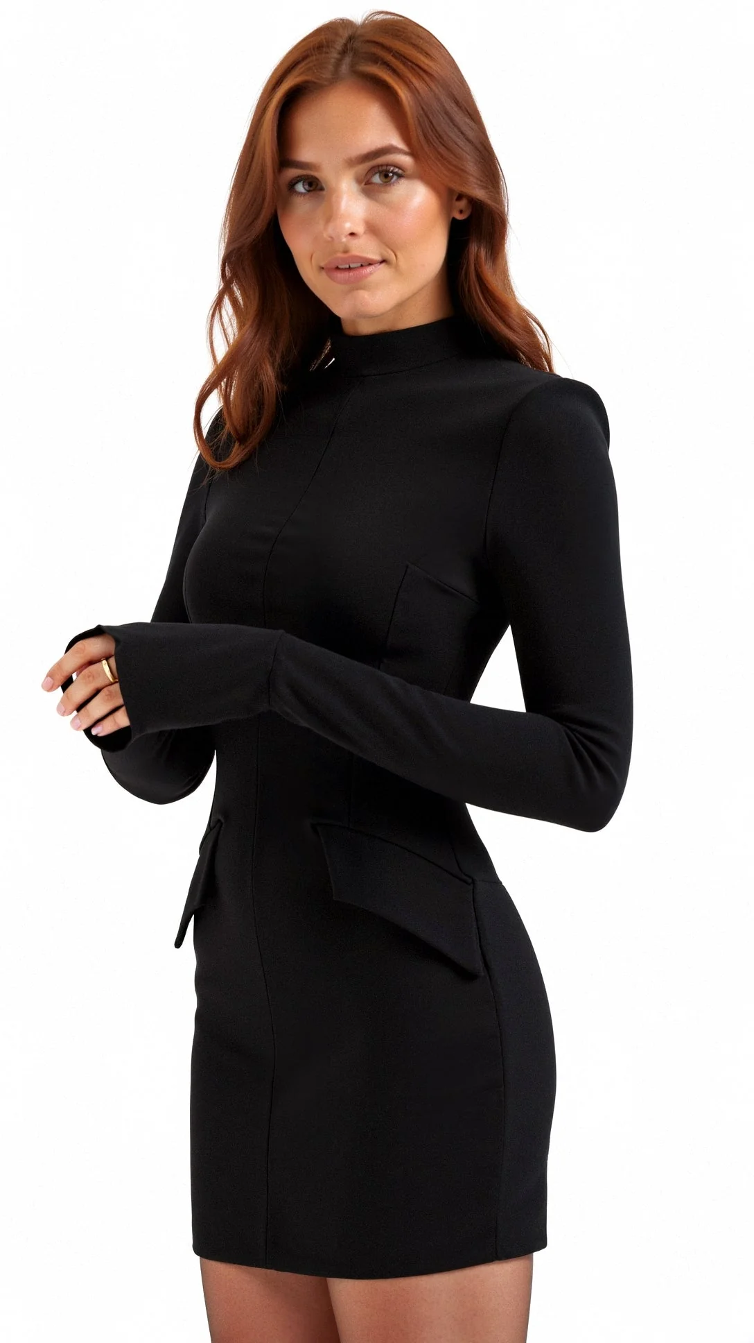 Maja Langärmeliges Minikleid