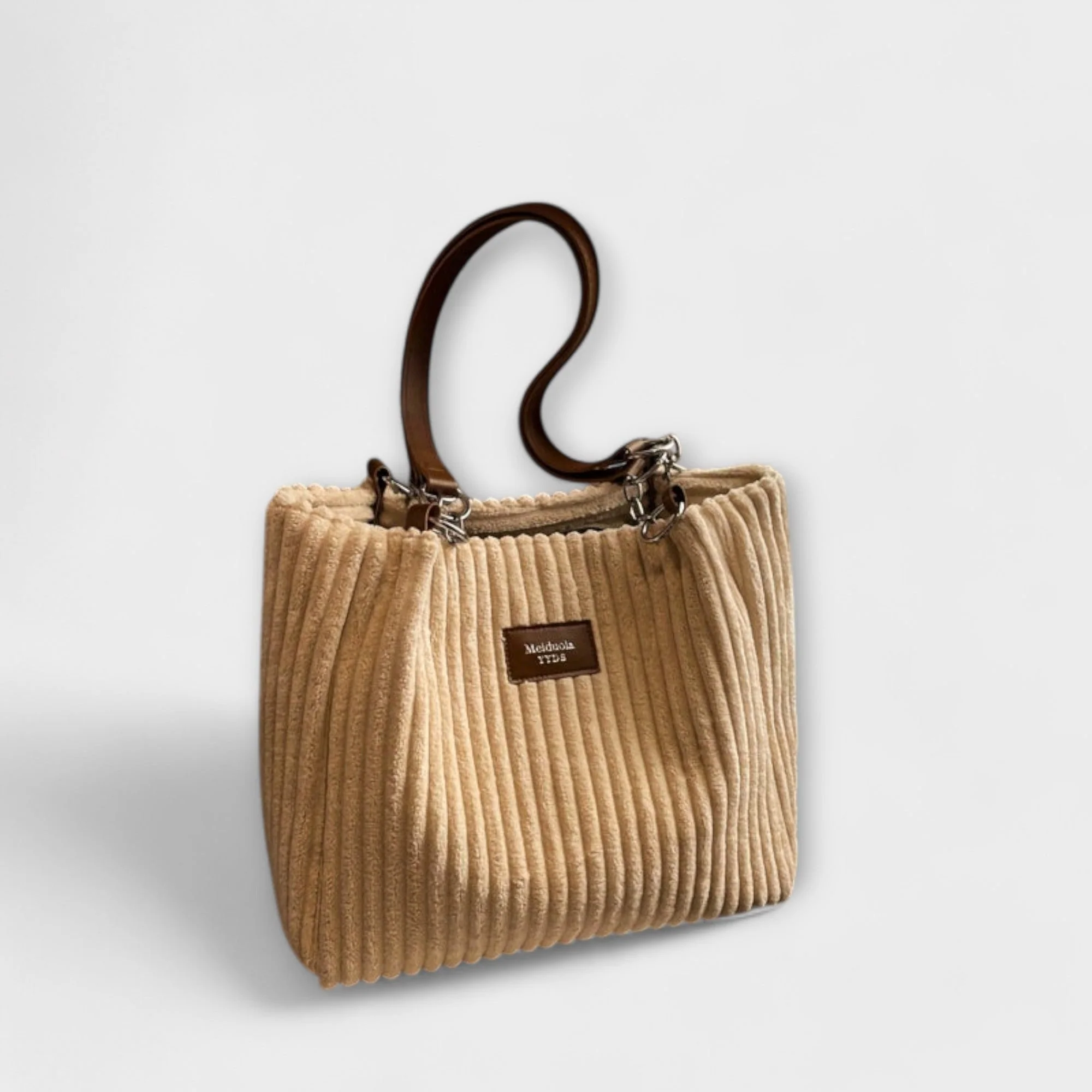 Malva – Weiche Schultertasche aus Velours - Image 2
