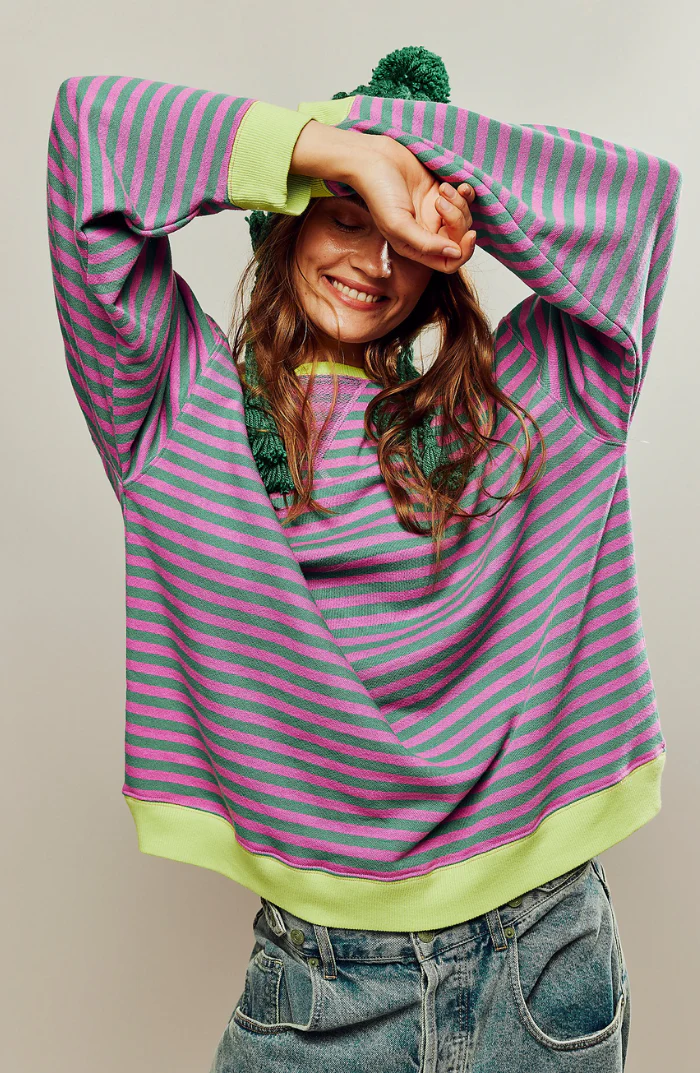 Mana | Gestreifter Oversize-Pullover - Image 8